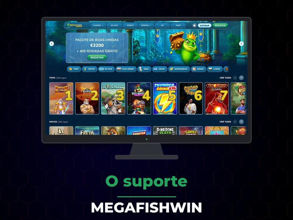 Megafishwin - O suporte