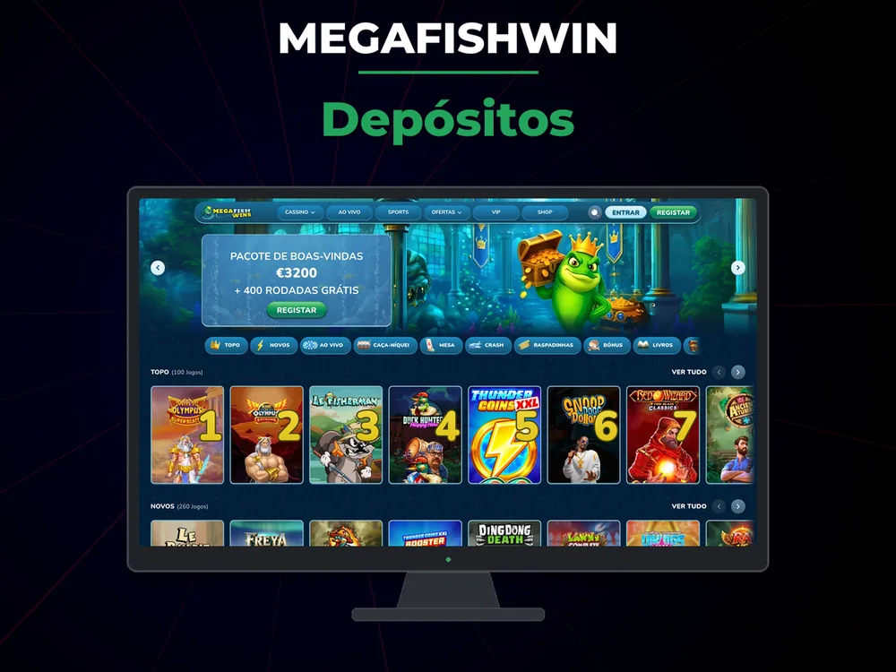 Megafishwin - Depósitos