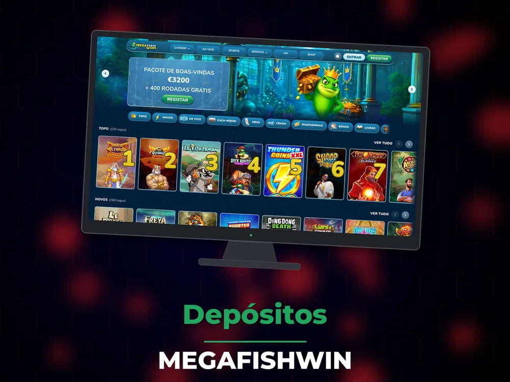 Megafishwin - Depósitos