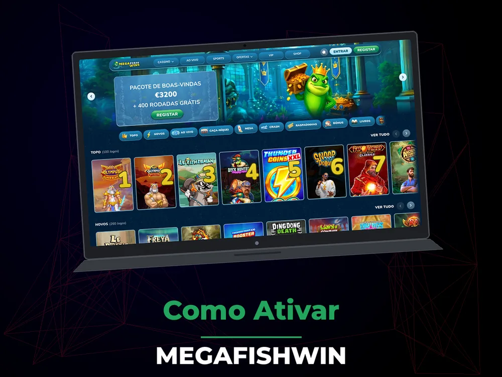 Megafishwin - Como Ativar