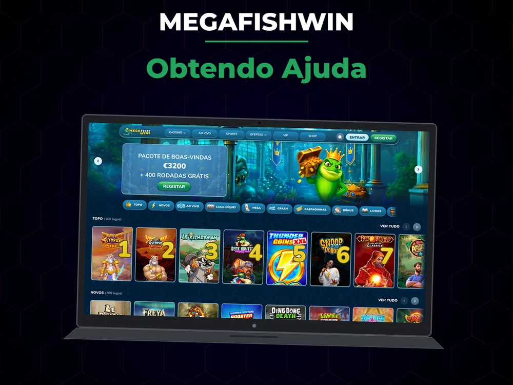 Megafishwin - Obtendo Ajuda
