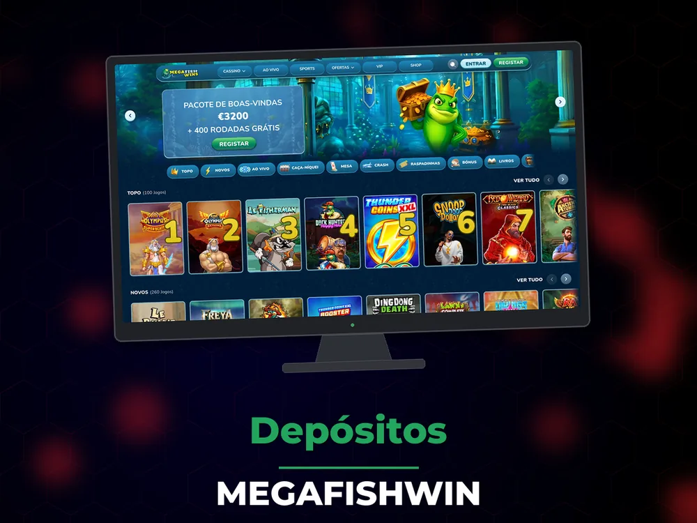 Megafishwin - Depósitos